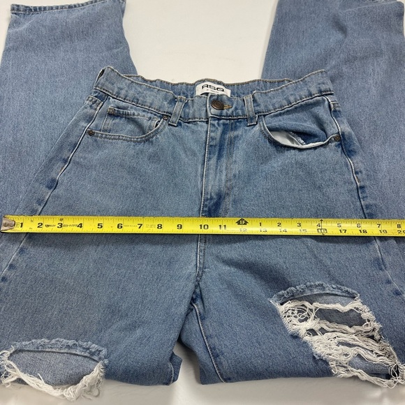 RSQ Baggy distressed medium wash Jeans. Sz 28 - Picture 8 of 11